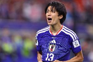 中村敬斗:对位的邓弗里斯将去皇马而自己在法乙,能够进球太棒了配图